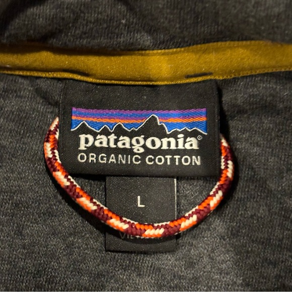 ❌SOLD❌ Patagonia Mens Organic Cotton Quilted Snap-T Pullover Sweater Size Large - Picture 4 of 4